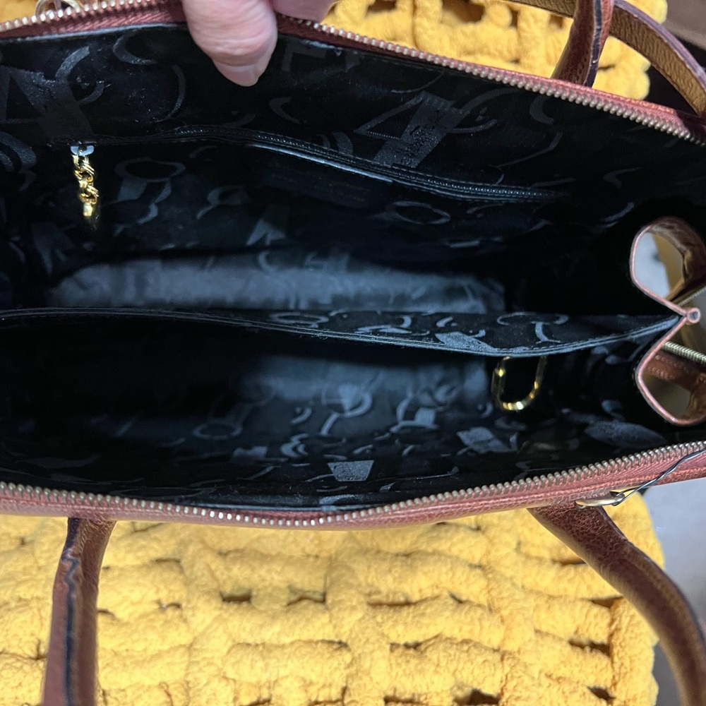 Salvatore Ferragamo Rich Brown Satchel/ Handbag/ Crossed-body - Picture 4 of 14
